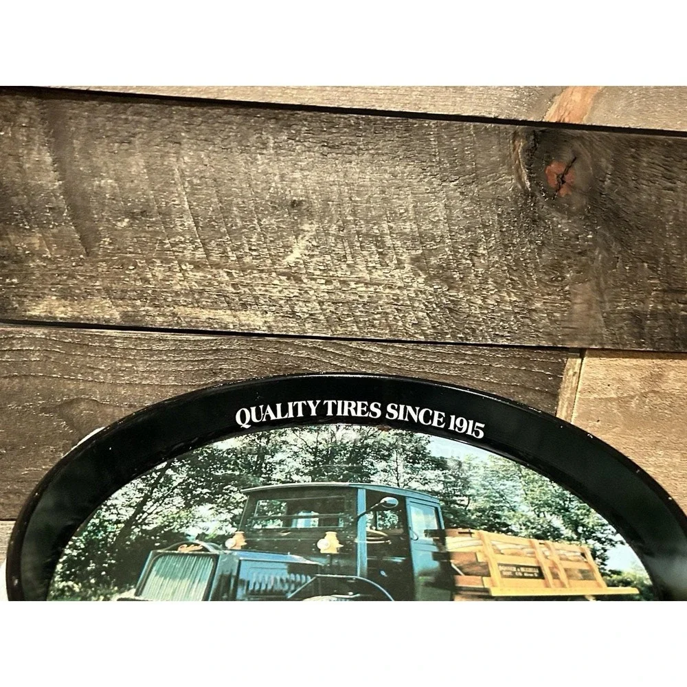 Vintage General Tire Serving Tray 1918 Packard 4-Cylinder‎ Delivery Truck